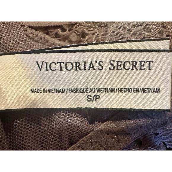 Victoria's Secret Lace Bralette Racerback Padded Bra Purple Small - Picture 5 of 5